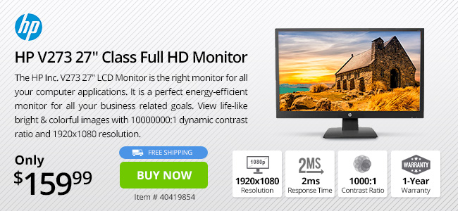 HP V273 27-inch Full HD LCD Monitor