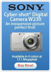 Sony Cybershot Digital Camera W230