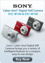 Sony Cyber-shot Digital Camera DSC-W180 &amp; DSC-W190