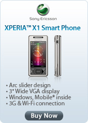 Sony Ericsson &nbsp;- &nbsp;Ericsson Xperia X1 Smart Phone - Silver