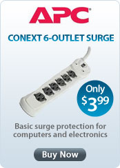 Basic surge protection for computers and electronics &nbsp;Only $3.99!