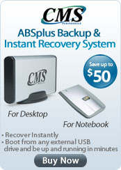 CMS ABSplus Backup &amp; Disaster Recovery System
