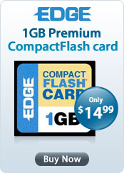 EDGE 1GB Premium CompactFlash card (PE188993 )