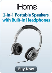 iHome2 in 1 Portable Speakers