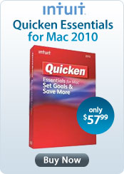 Intuit Quicken Essentials for Mac 2010
