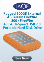 LaCieRugged 500GB