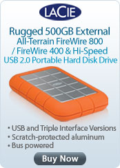 Lacie Rugged Portable hard Drives