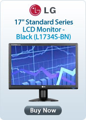 LG Electronics 17" Standard Series LCD Monitor - Black (L1734S-BN) 