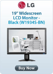 LG Electronics 22" class (21.5" diagonal) LCD Monitor - Piano Black (W2243S-PF)