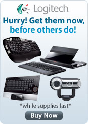 Logitech Hurry! Get them now, before others do! While supplies last!