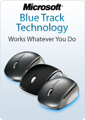 Microsoft &nbsp;- &nbsp;Wireless Optical Mouse Steel Blue - Mouse - optical - 3 button(s) - wireless - RF - USB / PS/2 wireless receiver - steel blue