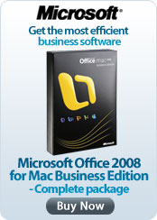 Microsoft Office 2008 for Mac Business Edition - Complete package