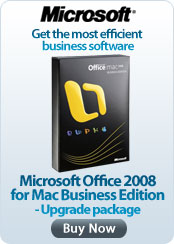 Microsoft Office 2008 for Mac Business Edition - Upgrade package