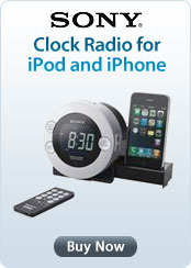 Sony Clock Radio for iPod and iPhone (ICF-C7IP) 