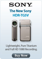 Lightweight, Pure Titanium and Full HD 1080 Recording. The New Sony HDR-TG5V