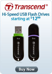 Transcend Hi-Speed USB flash Drives starting at $12.99