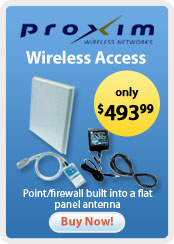 Proxim Wireless &nbsp;- &nbsp;Wireless Access Point/firewall built into a flat panel antenna