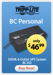 TrippLite &nbsp;- &nbsp;BC Personal 350VA 6-Outlet UPS System