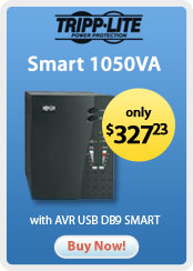 TrippLite &nbsp;- &nbsp;Smart 1050VA SLT Tower UPS 120V W AVR USB DB9