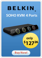 Belkin &nbsp;- &nbsp;SOHO KVM 4 Ports
