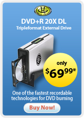 Gear Head &nbsp;- &nbsp;DVD+R 20X DL Tripleformat External Drive