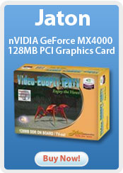 Jaton &nbsp;- &nbsp;nVIDIA GeForce MX4000 128MB PCI Graphics Card