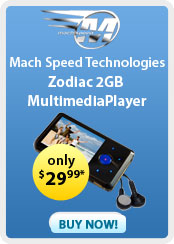 Mach Speed Technologies &nbsp;- &nbsp;Zodiac 2GB MP3 Player