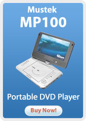 Mustek &nbsp;- &nbsp;MP100 Portable DVD Player