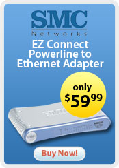 SMC &nbsp;- &nbsp;EZ Connect Powerline to Ethernet Adapter
