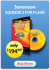 Sorenson &nbsp;- &nbsp;Squeeze 5 for Flash