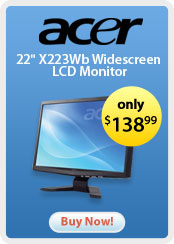 Acer 22 X223Wb Widescreen LCD Monitor