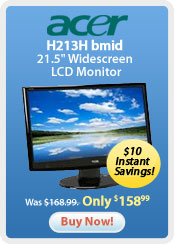Acer H213H bmid 21.5" Widescreen LCD Monitor