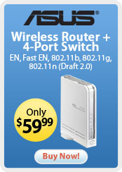 ASUS Wireless Router + 4-Port Switch
