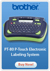 Brother &nbsp;- &nbsp;PT-80 P-Touch Electronic Labeling System
