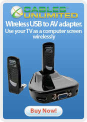 Cables Unlimited - Wireless USB to AV adapter.