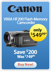 Canon VIXIA HF200 Flash Memory &nbsp;Camcorder