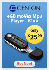 Centon 4GB moVex Mp3 Player