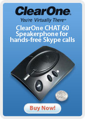 ClearOne CHAT 60 - Speakerphone for hands-free Skype calls