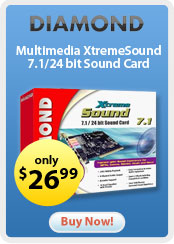 Diamond Multimedia &nbsp;- &nbsp;XtremeSound 7.1/24 bit Sound Card