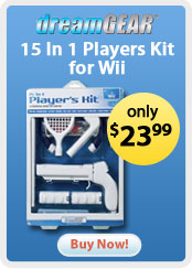dreamGEAR 15 In 1 Players Kit for Wii