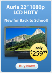Auria 22inch 1080p LCD HDTV