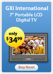 GXi International 7inches Portable LCD Digital TV