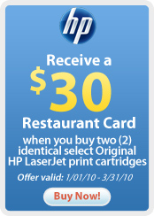 HP $30 restaurant card
