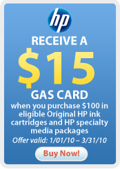 HP Receive $15 Gas Card