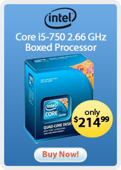 Intel Core i5-750 2.66 GHz Boxed Processor