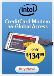 Intel &nbsp;- &nbsp;CreditCard Modem 56-Global Access