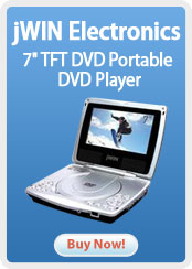 jWIN Electronics 7" TFT DVD Portable DVD Player