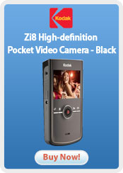 Kodak Zi8 High-definition Pocket Video Camera - Black