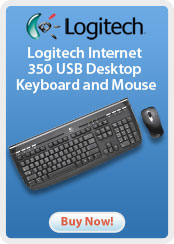 Logitech Internet 350 USB Desktop Keyboard and Mouse