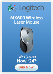 logitech mx600 wireless laser mouse